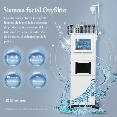 Уход за лицом чистые 6 женщин в 1 машине Hydrodermabrasion экран Sincoheren 10,4 дюймов